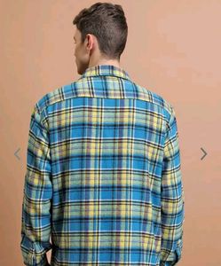 Blue &amp; Yellow Plaid Flannel