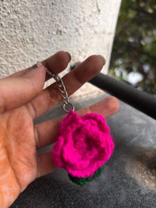 Handmade Crochet Sunflower Keychain 🌻🎀