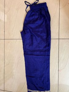 Elegant Embroidered Royal Blue Kurta