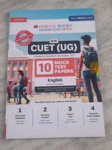 Oswaal Books CUET (UG) Mock Test Papers