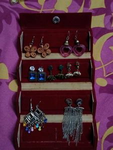 Assorted Dangle Earrings Collection (7)