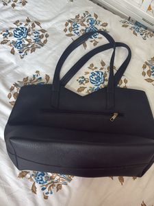 Stylish Black Tote Bag