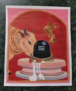 Shiv Nandi Painting