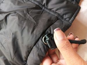Black Cropped Puffer Jacket