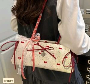 Cute Red Bow Clutch Bag
