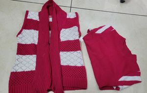 Beautiful cardigan (2 piece) for lil girl (Sale )