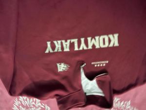 Maroon Quarter Zip Sweatshirt