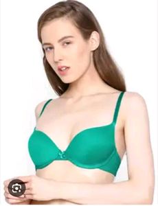 Green Padded Bra