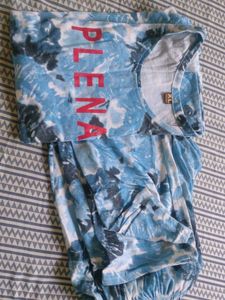 Blue Tie-Dye Lounge Set
