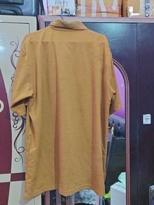 Men's Mustard Polo T-Shirt with Pocket