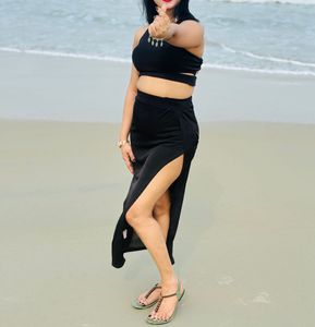 Sleek Black Two-Piece Outfit