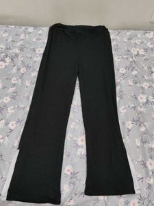 Women's Black Flared Pants and top