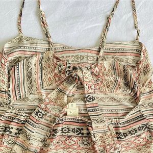 Boho Chic Patterned Tank Top