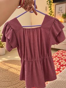 Cute Pink Bow Top