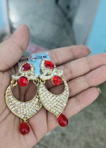 Maroon Earrings for Women and Girls Party Wear EAR