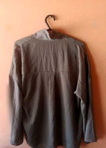 Oversized Collared Tunic Top