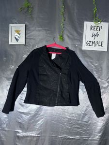 Stylish Black Moto Jacket