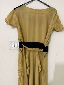 beige kurta