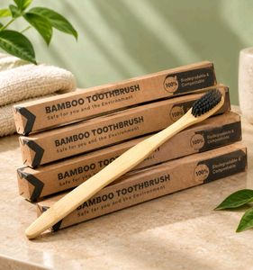 Eco-Friendly Bamboo Toothbrush Set