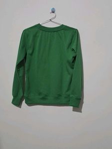 Tokyo Talkies Green Wilderness Graphic Sweatshirt