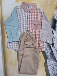 Stylish Checkered Shirt &amp; Pants Set
