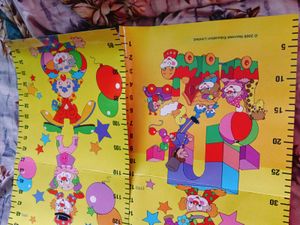 Colorful Clown Height Chart