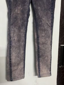 Purple Wash Jeans - Size Medium