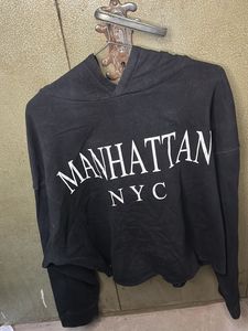 Zara Hoodie Manhattan NYC Cropped