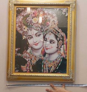 Elegant Radha Krishna Framed Art
