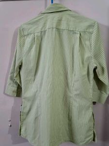 Striped Button-Up Shirt