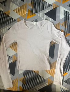 Light Pink Long Sleeve Top