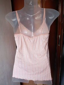Cute Pink Striped Cami Top