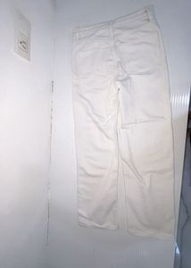Cream Denim Jeans