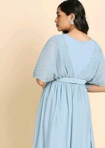 Elegant Blue One pc with belt L