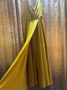 Stunning Mustard Yellow Maxi Dress