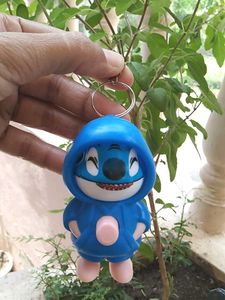 🧿Cute Blue Cartoon Character Keychain