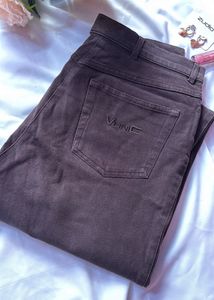 Brown Wide Leg Jeans