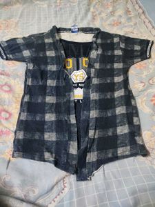 Boys Outfit - Shirt & Tee
