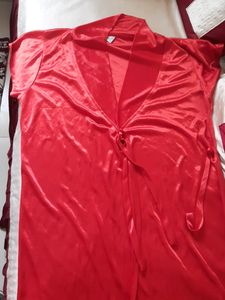 2 piece Satin Night dress