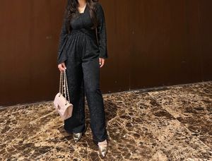H&M Sparkly Black Jumpsuit