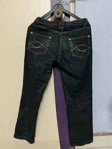straight fit Classic Black Denim Jeans