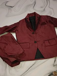 Kids Coat Pant Set