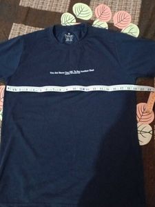Graphic Print Navy Blue T-Shirt