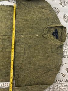 Lime Green Full Sleeves Shirt