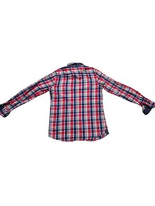 Men's Red &amp; Blue Plaid Shirt