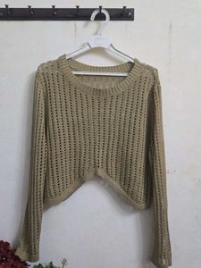 Cropped Knit Top