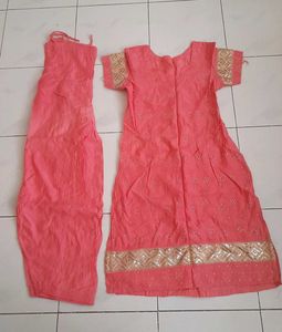 Beautiful Pink Kurta Set with Dupatta