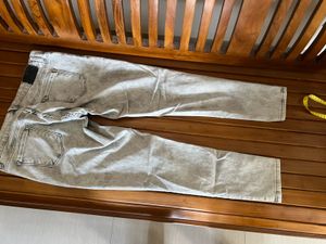 TOKYO TALKIES Acid Wash GREY Skinny Jeans