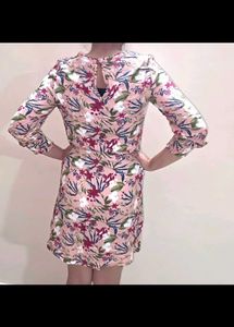 Floral Print Stylish Dress