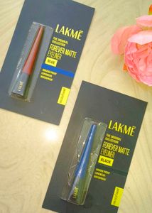 Lakme Forever Matte Eyeliner - Black & Blue